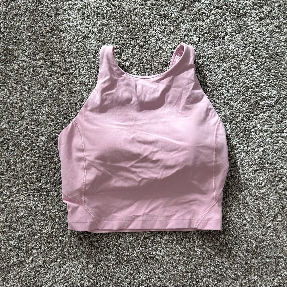 Lululemon Align High Neck Tank - Pink Peony Size 4